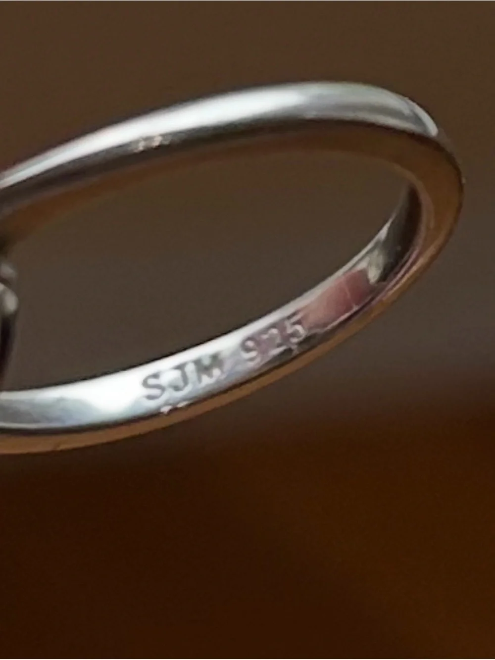 Garnet / Sterling Sliver Ring 4.5